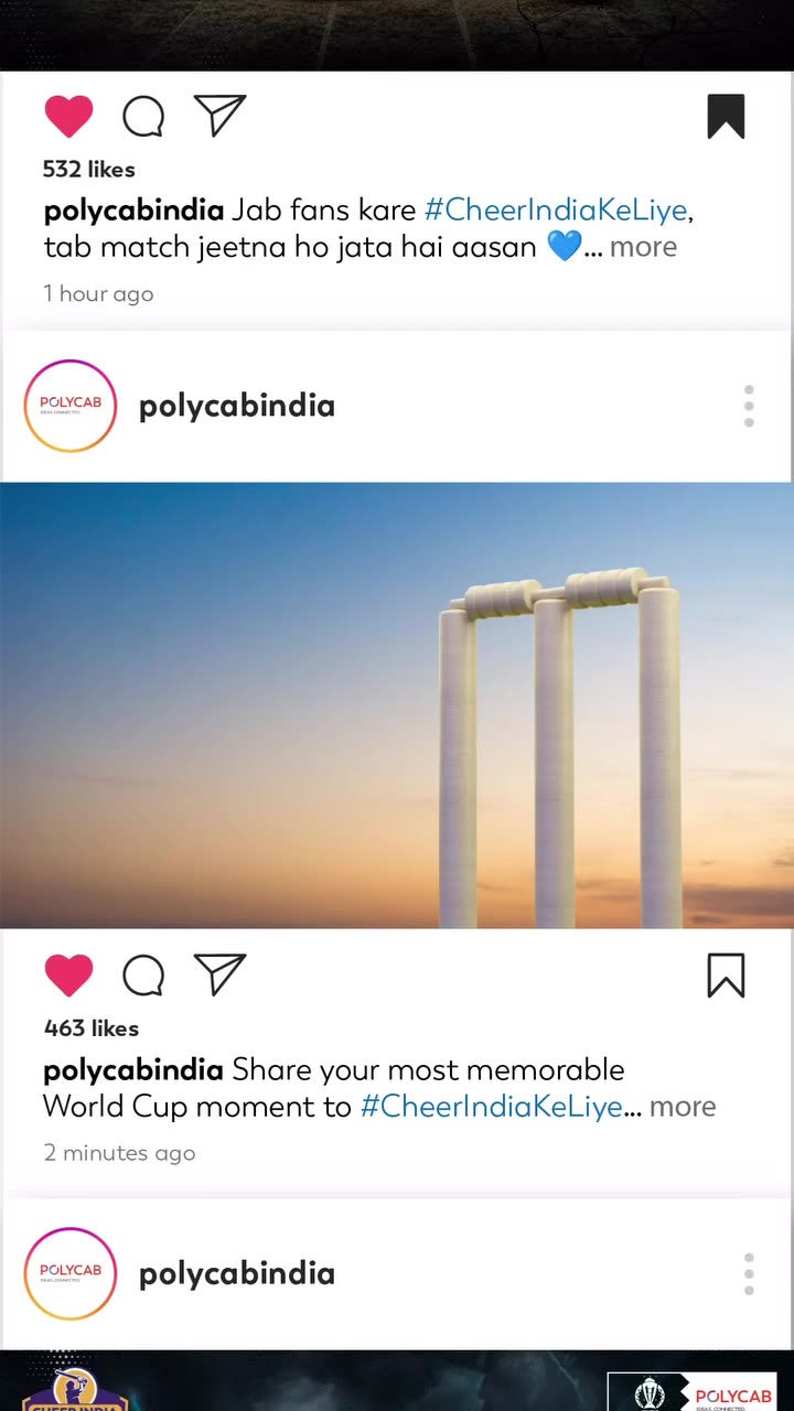 Polycab: ICC World Cup, Howzzat